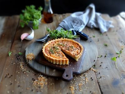 Image de l'article: Tarte au thon : recette facile, rapide et équilibrée